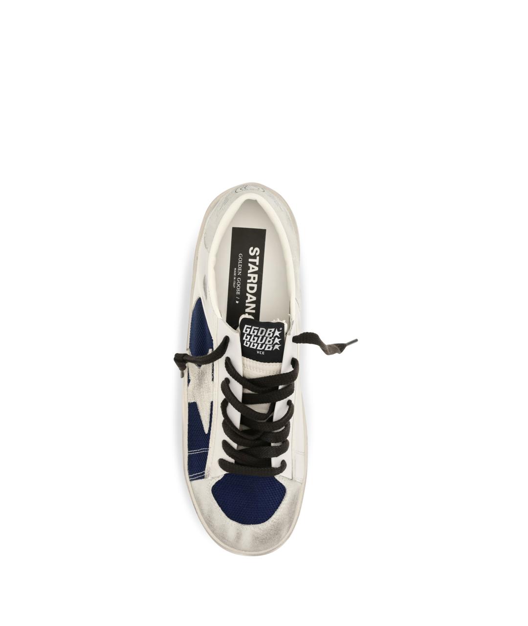 GOLDEN GOOSE Серые кожаные низкие кроссовки / кеды, фото 4