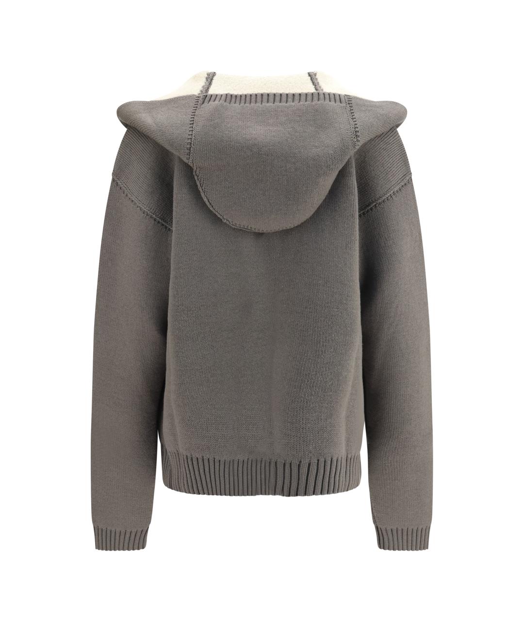 RICK OWENS Серая шерстяная куртка, фото 2