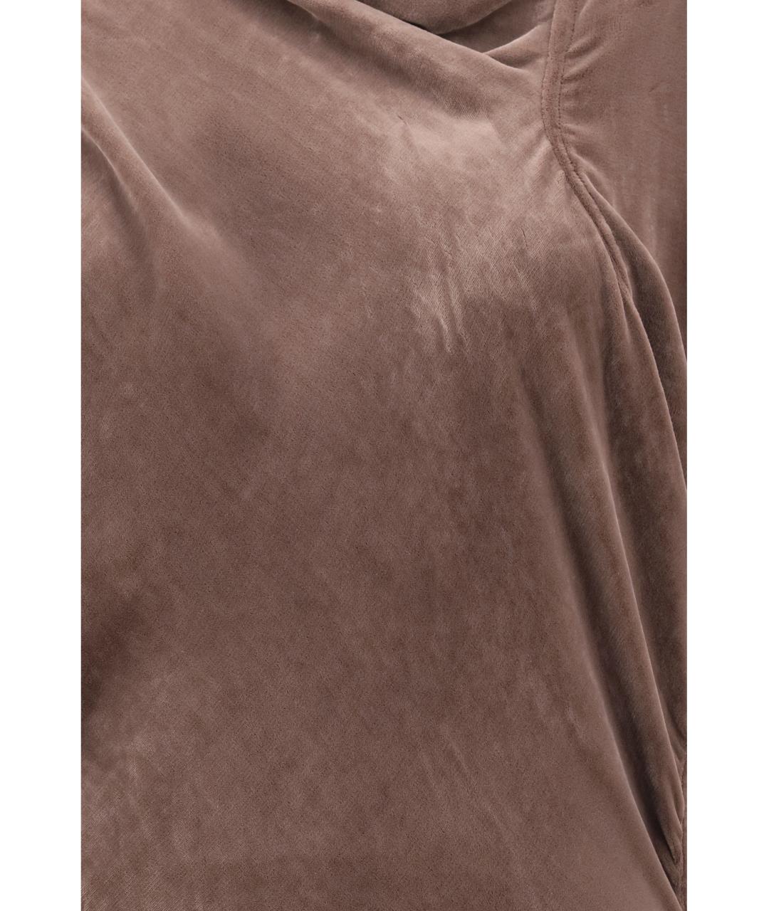 RICK OWENS Фиолетовое вискозное коктейльное платье, фото 3