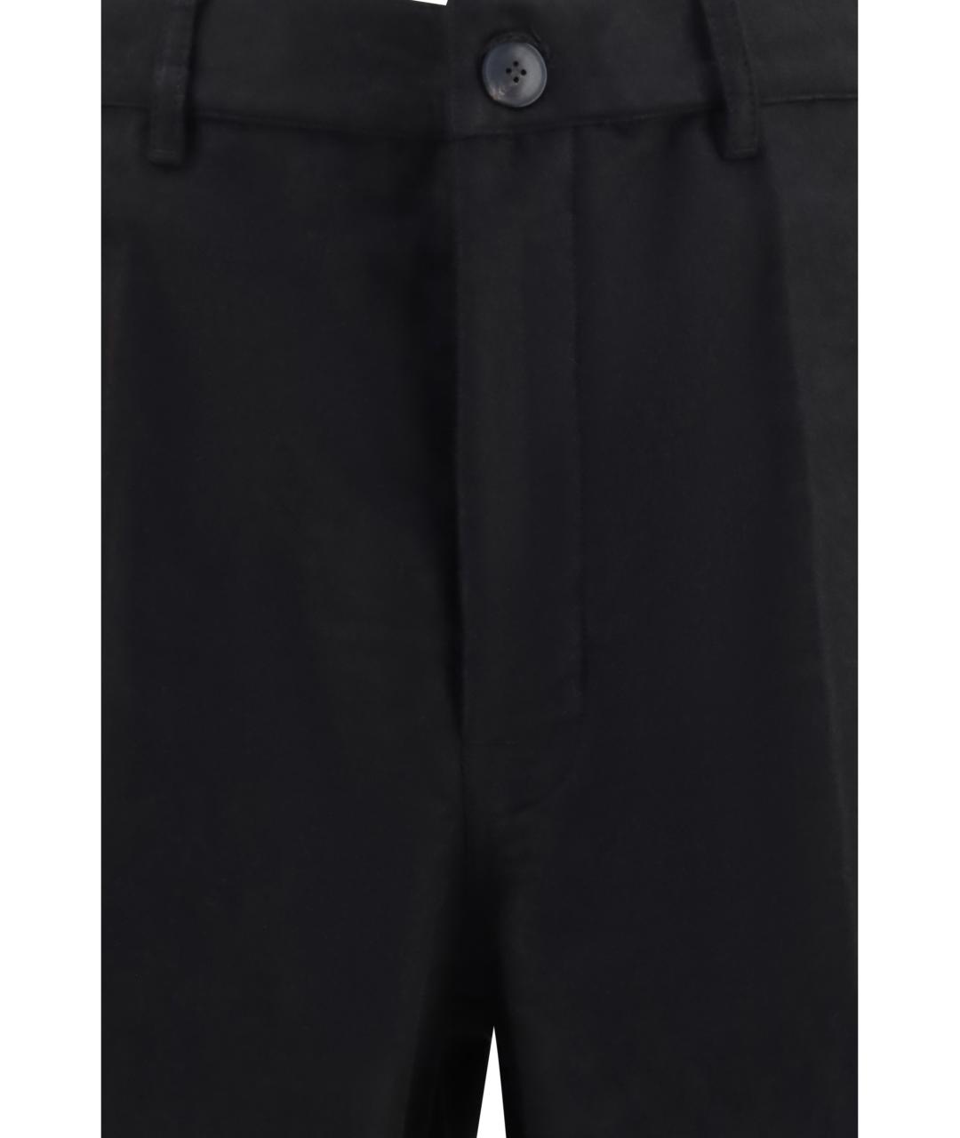 RICK OWENS Черные рами повседневные брюки, фото 3