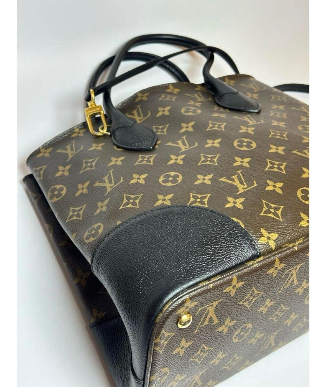 LOUIS VUITTON Коричневая канва сумка через плечо, фото 6