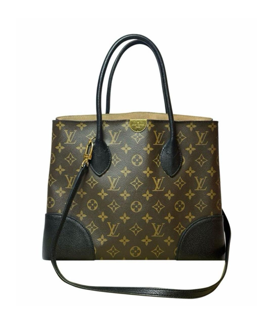 LOUIS VUITTON Коричневая канва сумка через плечо, фото 7