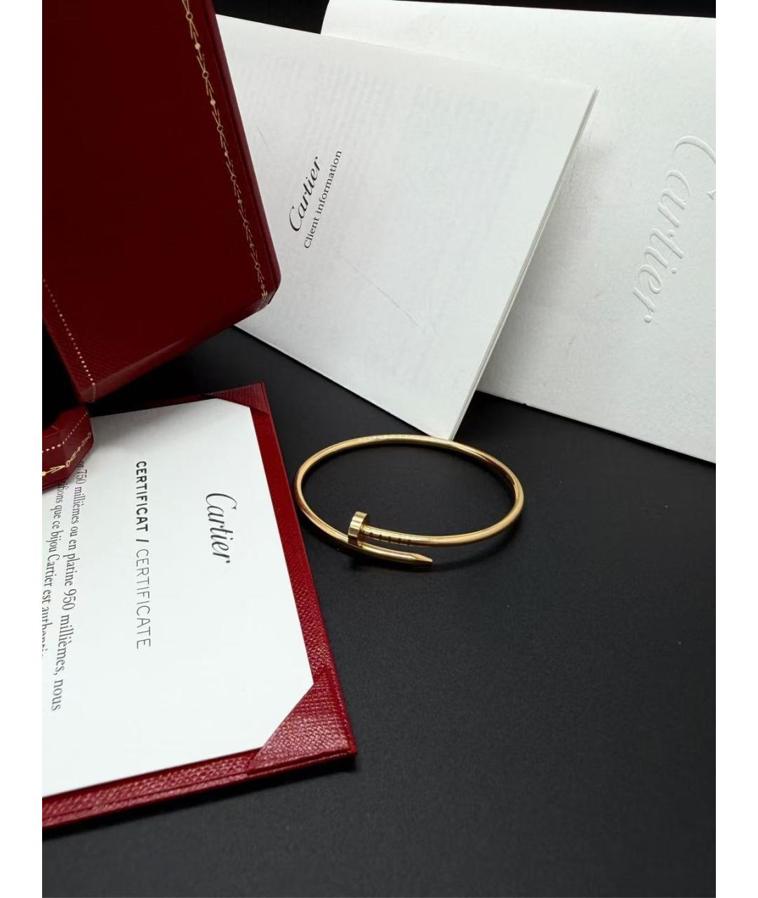 CARTIER Золотой браслет из розового золота, фото 4