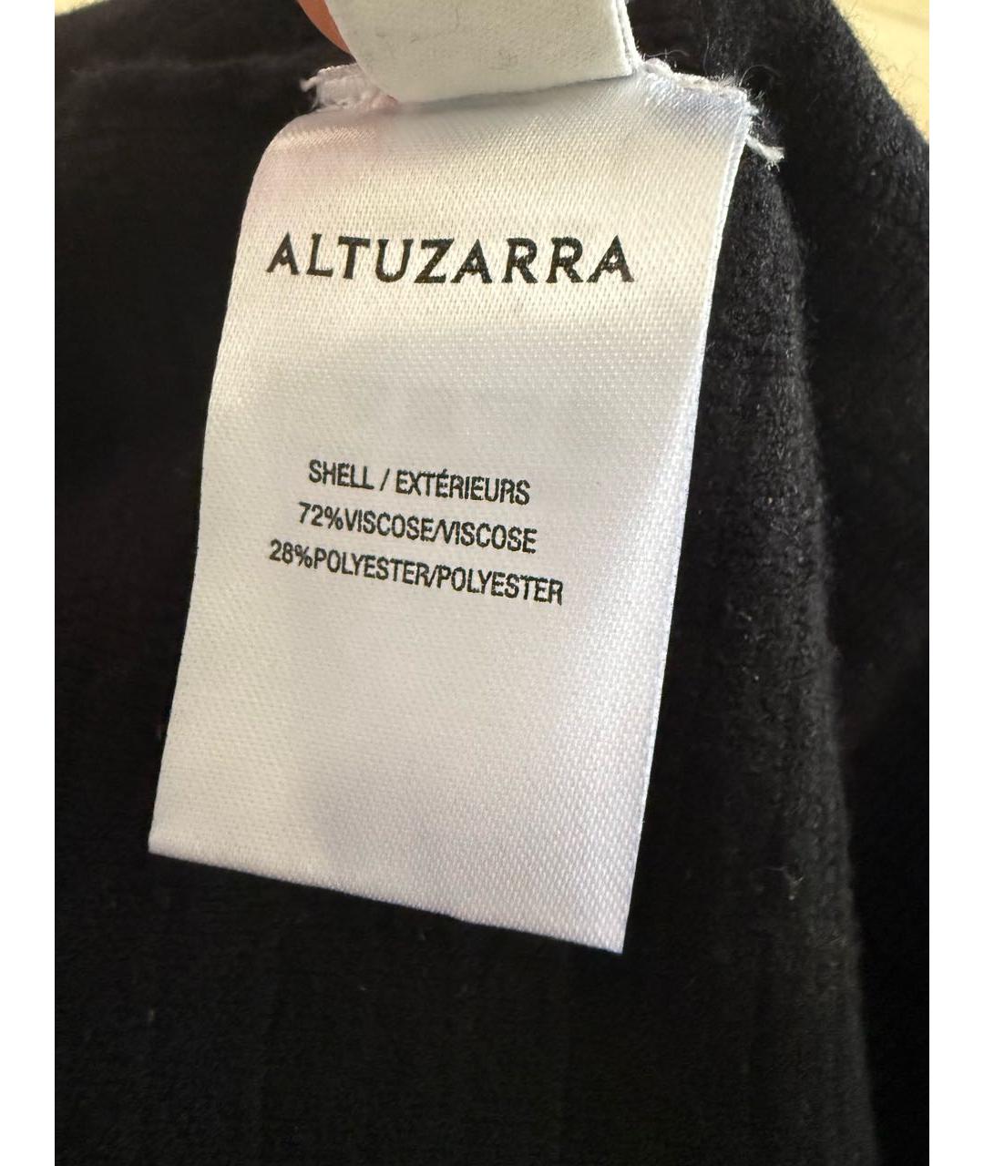 ALTUZARRA Черное вискозное платье, фото 5