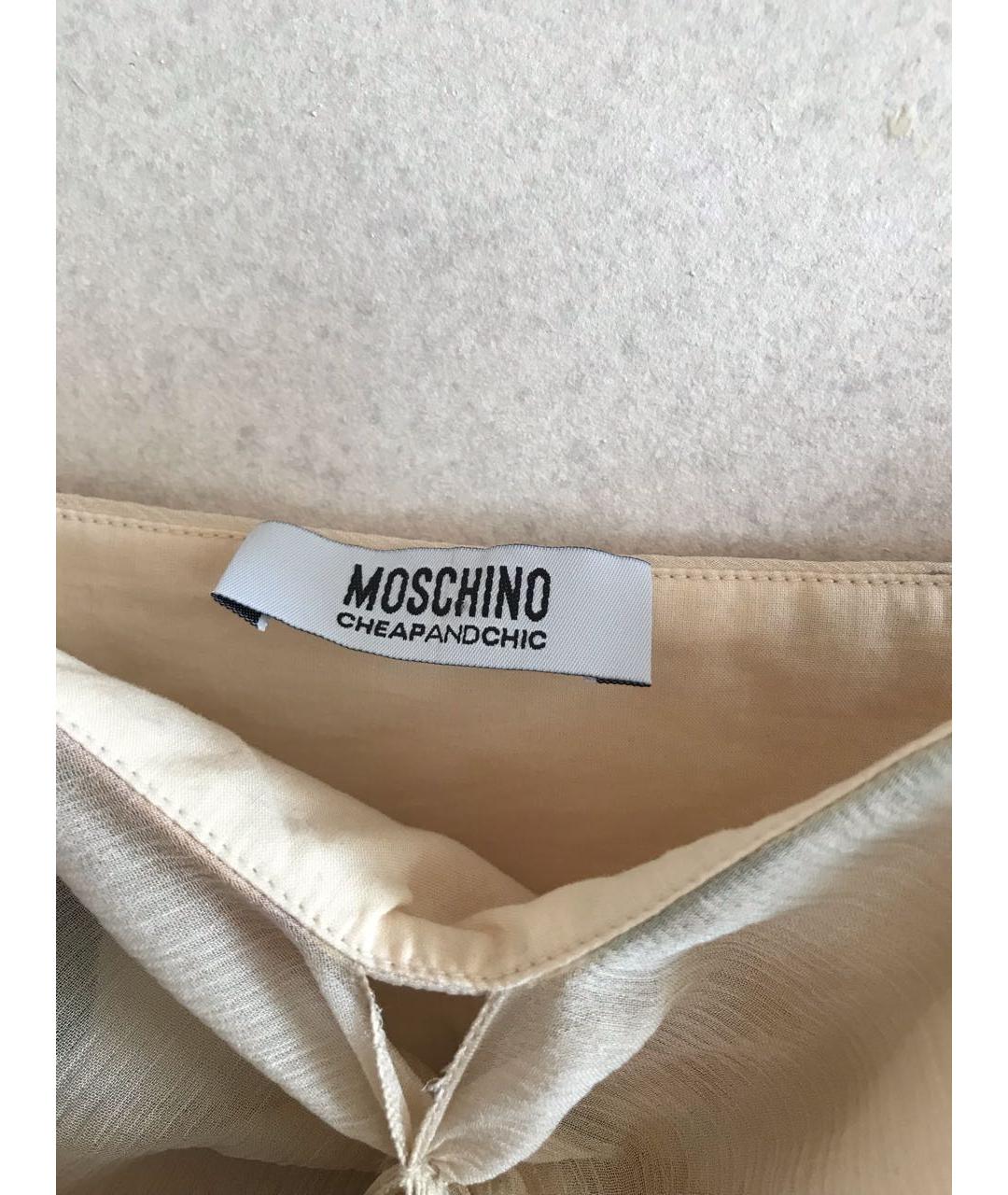 MOSCHINO Мульти шелковый сарафан, фото 5