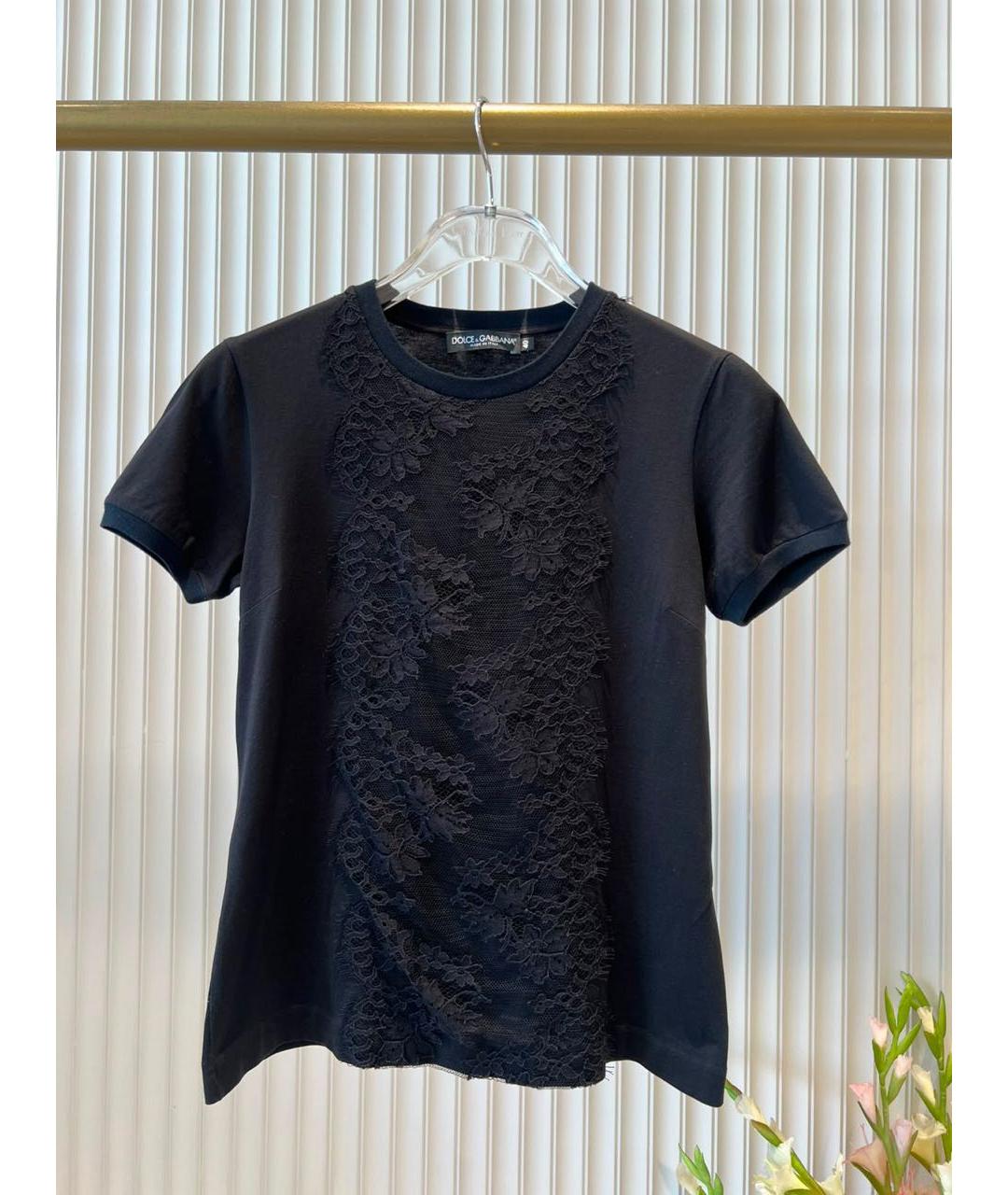 DOLCE&GABBANA Черная футболка, фото 9