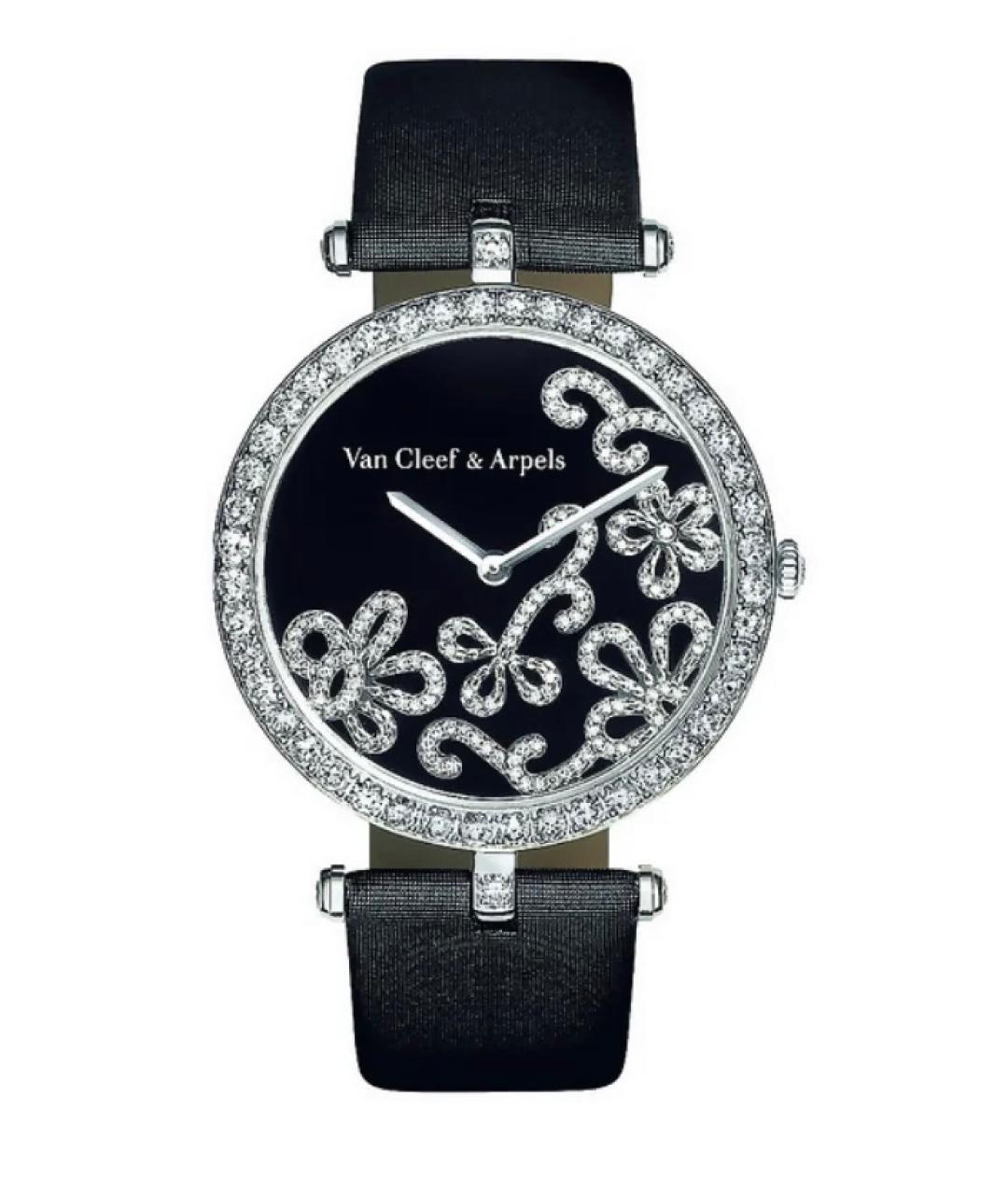 VAN CLEEF & ARPELS Черные часы из белого золота, фото 6