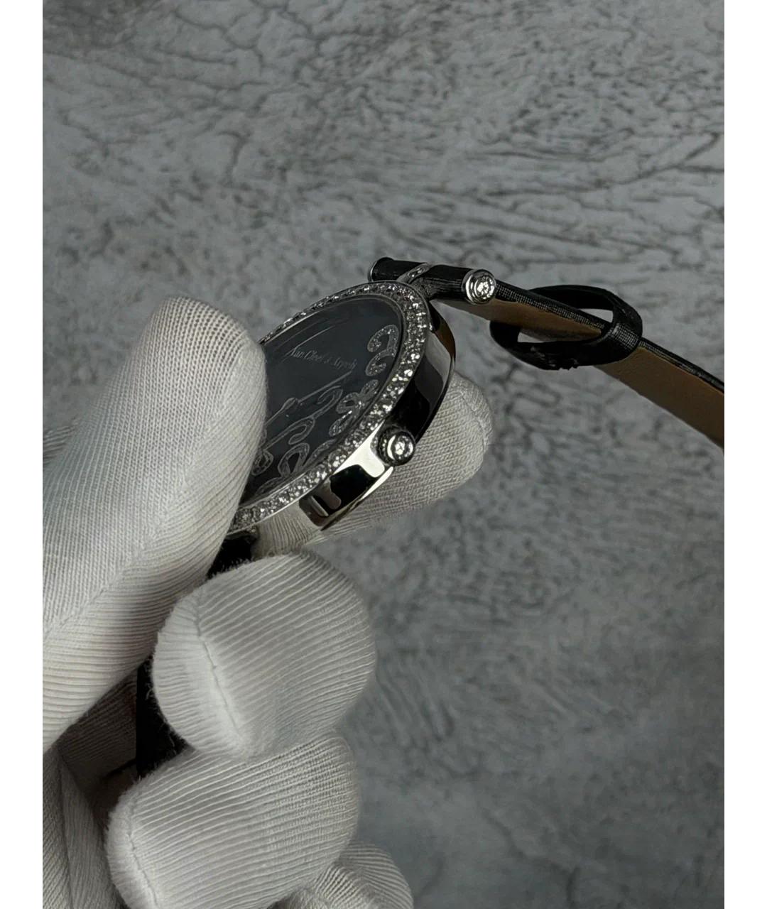 VAN CLEEF & ARPELS Черные часы из белого золота, фото 3