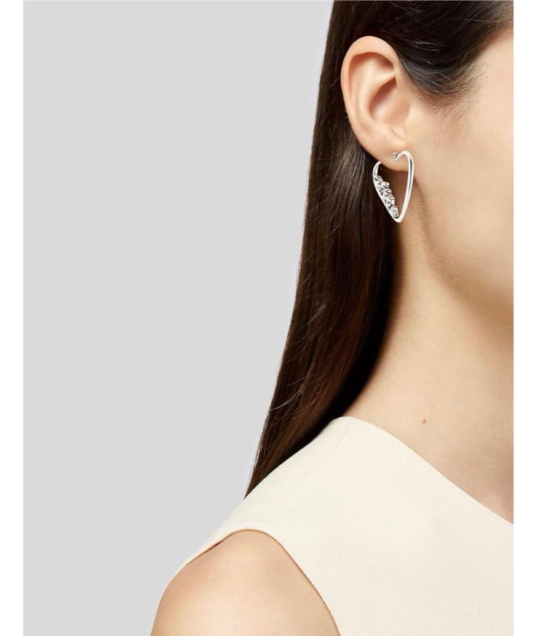 SAINT LAURENT Серебряные серьги, фото 3