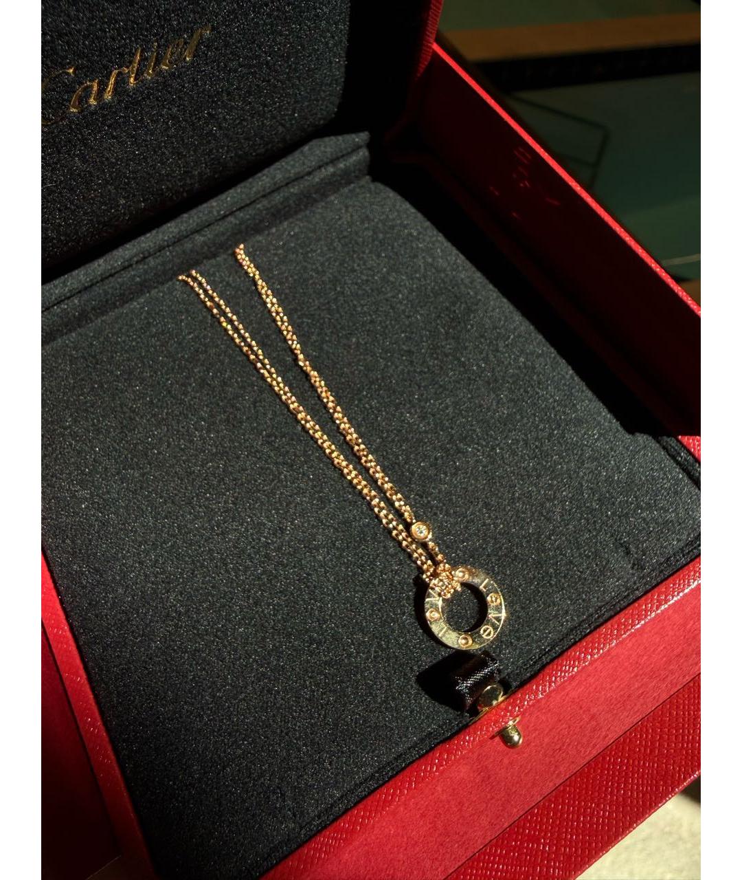 CARTIER Золотая подвеска из розового золота, фото 8