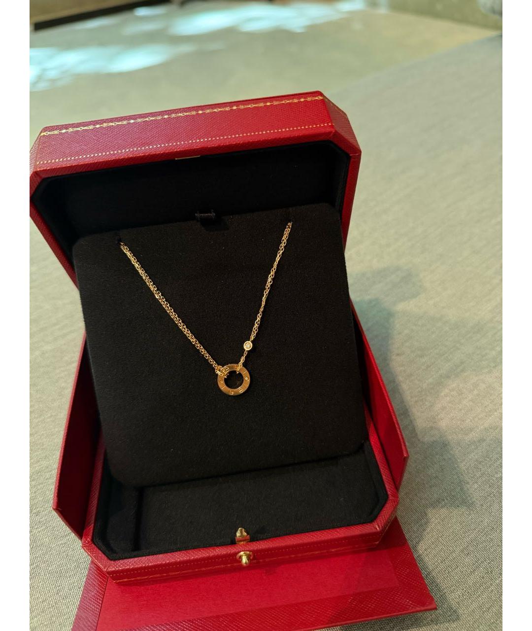 CARTIER Золотая подвеска из розового золота, фото 2