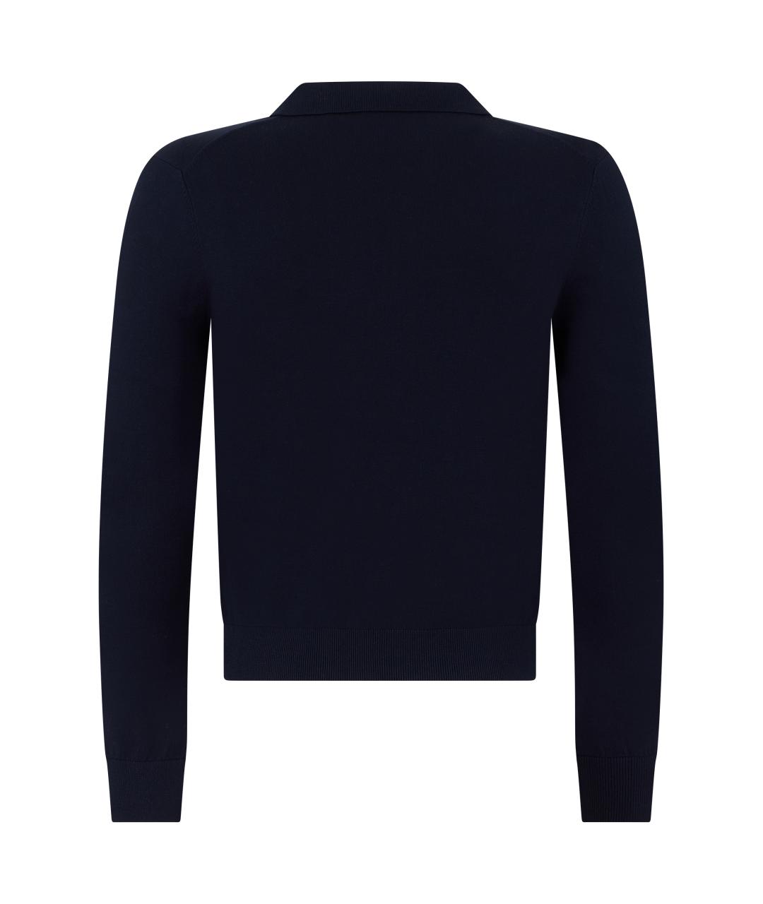 WEEKEND MAX MARA Темно-синий вискозный джемпер / свитер, фото 2