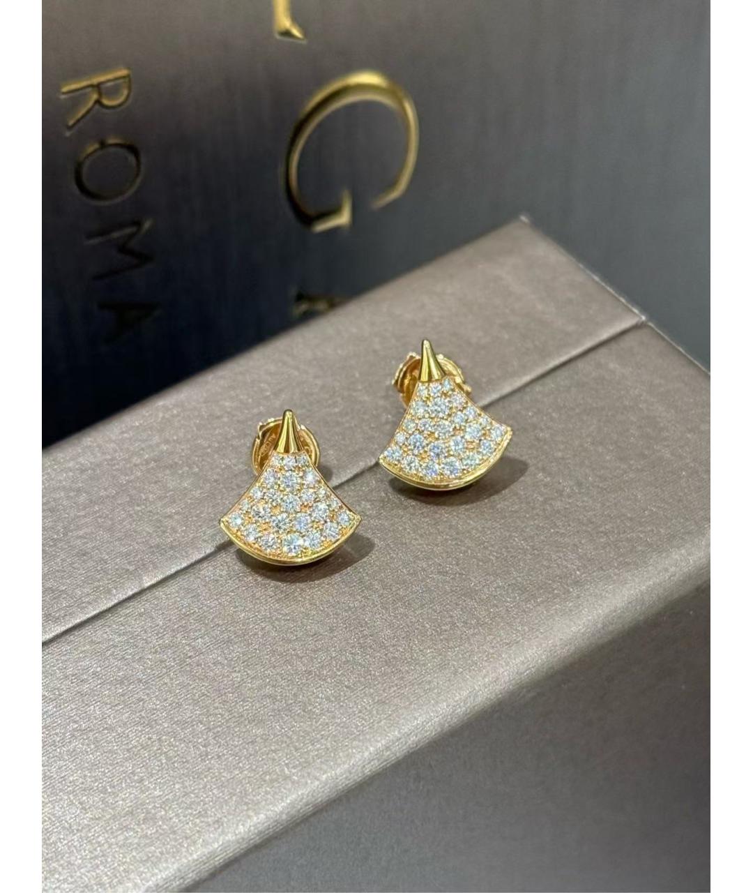 BVLGARI Золотые серьги из розового золота, фото 5