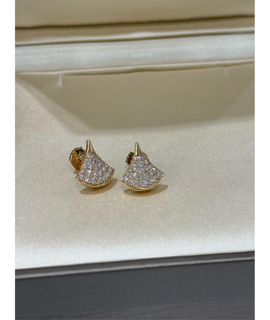 BVLGARI Золотые серьги из розового золота, фото 2