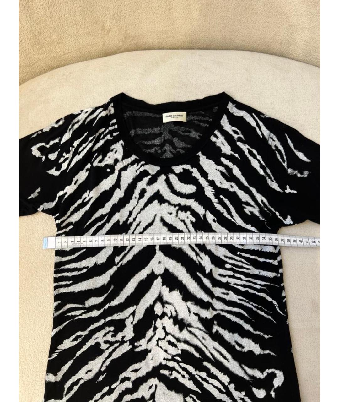 SAINT LAURENT Черная футболка, фото 4