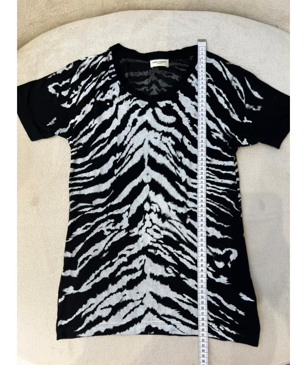 SAINT LAURENT Черная футболка, фото 3