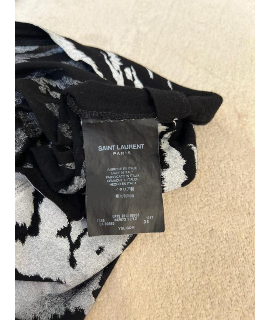 SAINT LAURENT Черная футболка, фото 5