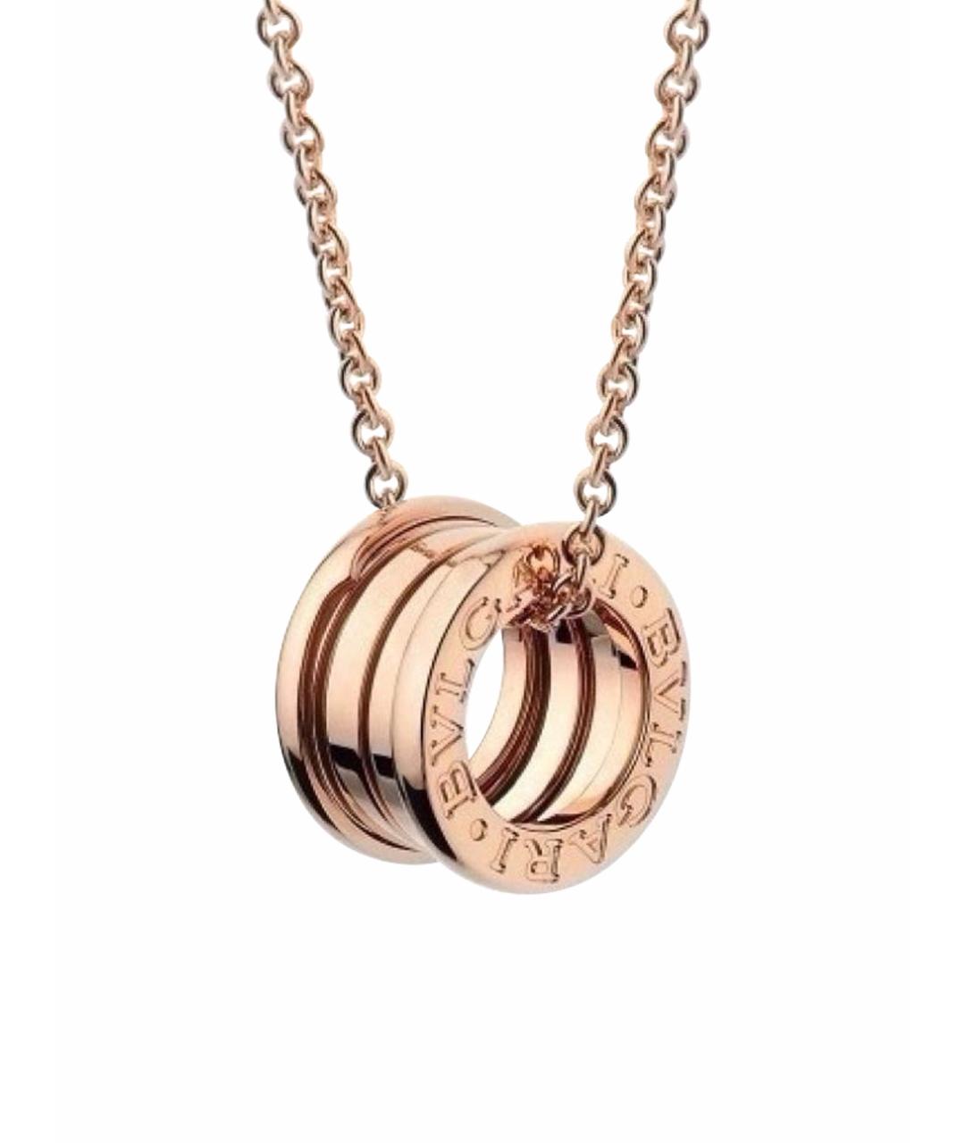 BVLGARI Золотое колье из розового золота, фото 1