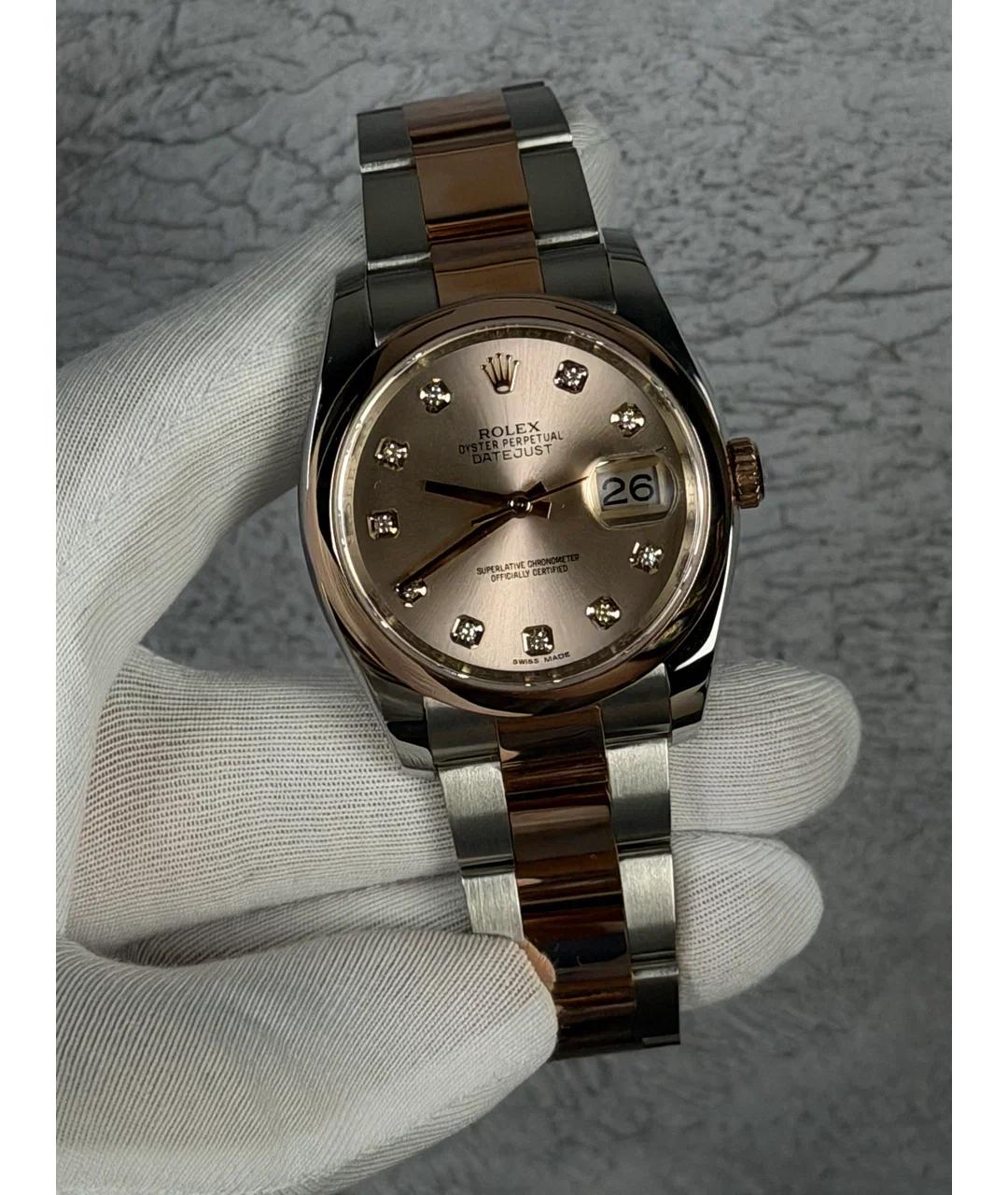 ROLEX Золотые часы из розового золота, фото 2