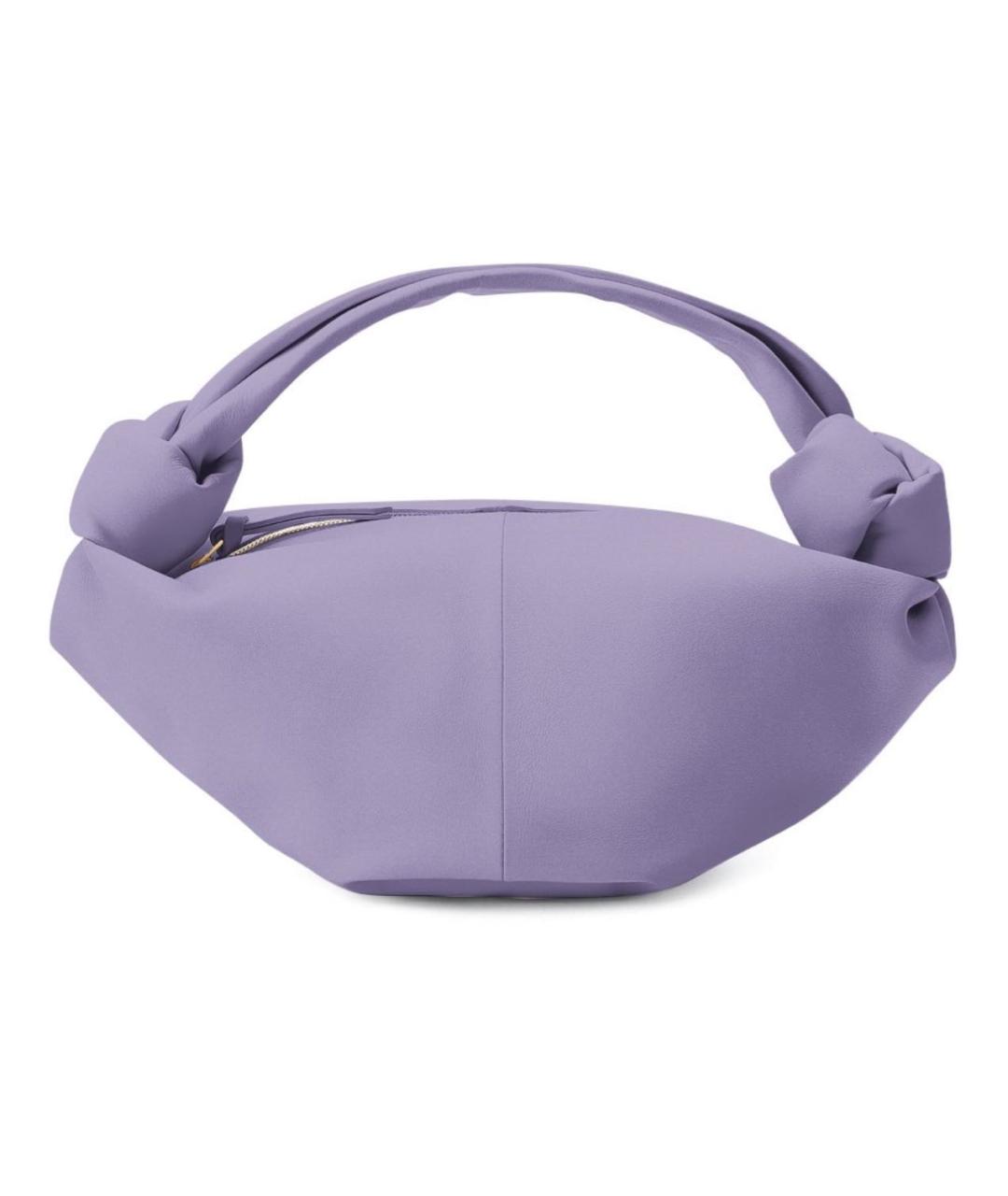 BOTTEGA VENETA Фиолетовая кожаная сумка с короткими ручками, фото 6