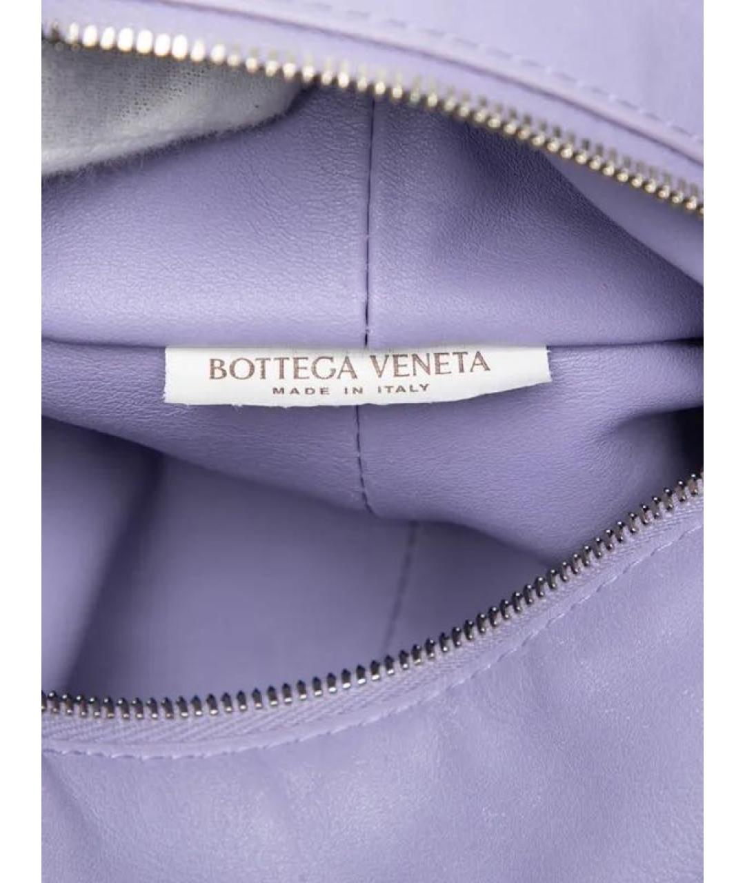 BOTTEGA VENETA Фиолетовая кожаная сумка с короткими ручками, фото 5