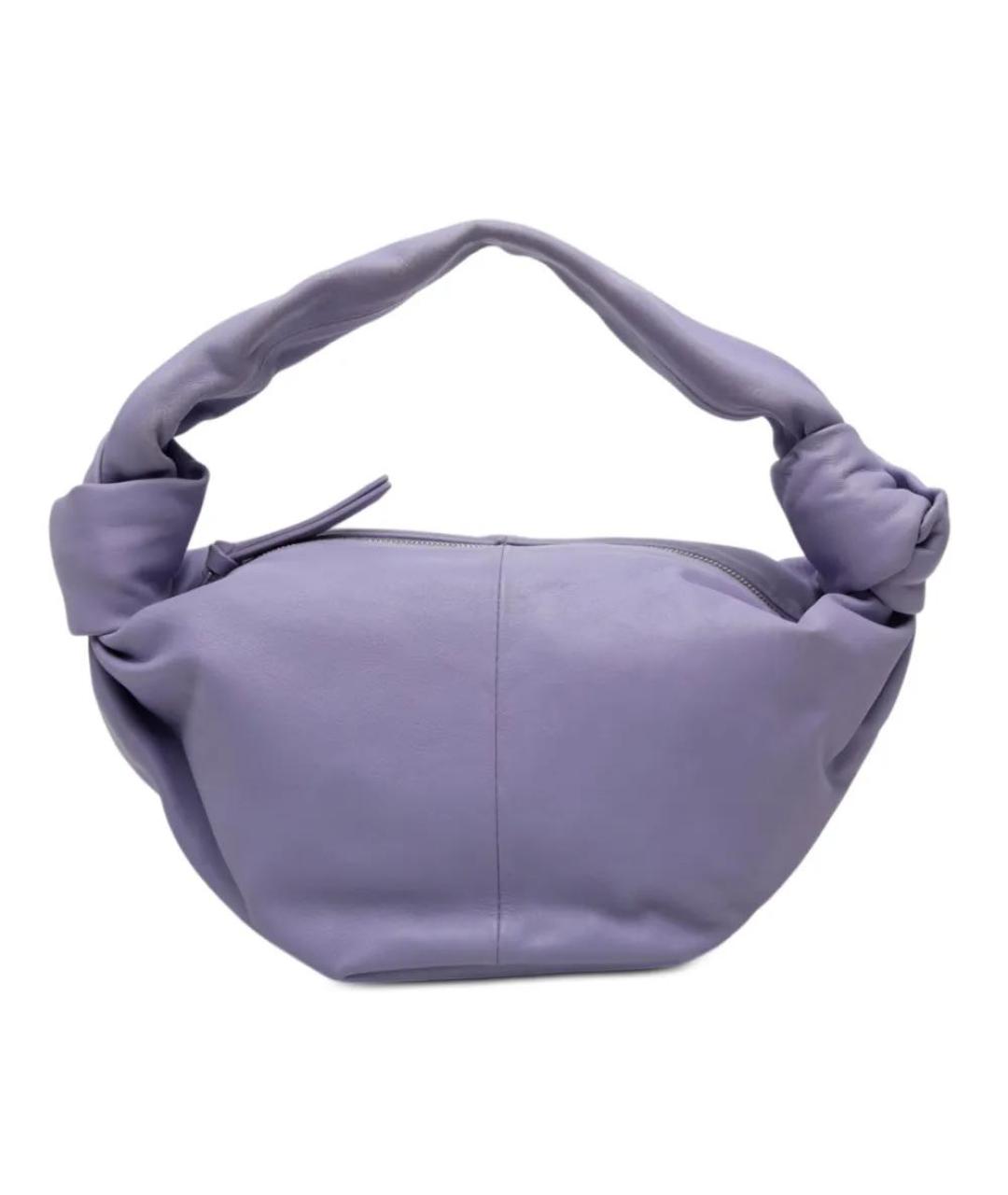 BOTTEGA VENETA Фиолетовая кожаная сумка с короткими ручками, фото 2