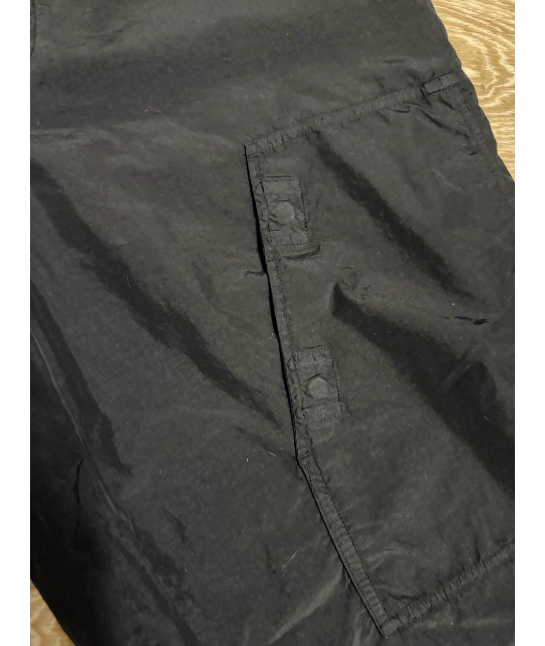 CP COMPANY Черные полиамидовые повседневные брюки, фото 4
