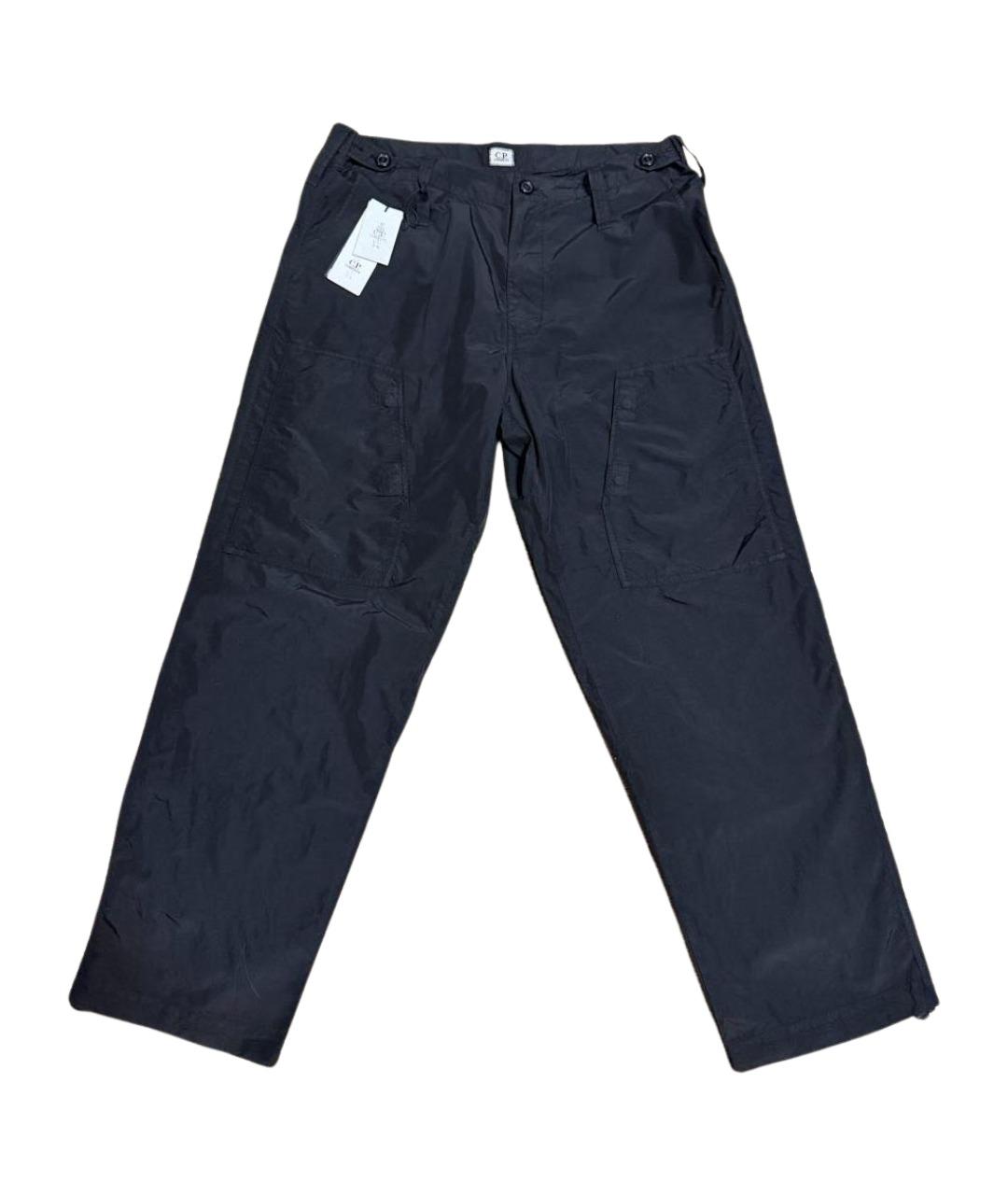CP COMPANY Черные полиамидовые повседневные брюки, фото 1