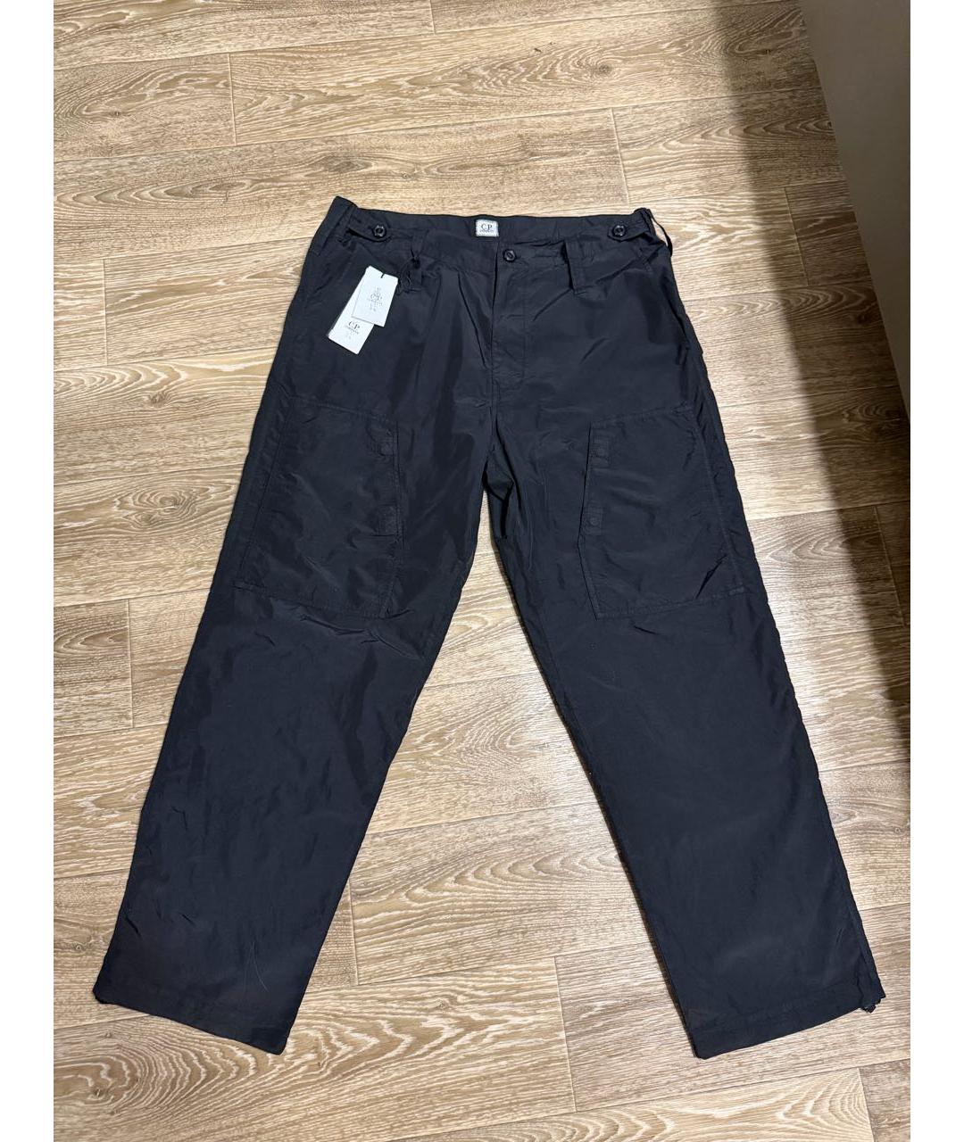 CP COMPANY Черные полиамидовые повседневные брюки, фото 6