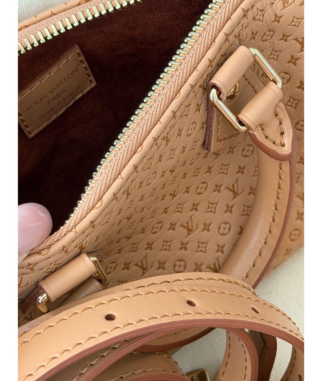 LOUIS VUITTON Бежевая канва сумка через плечо, фото 2