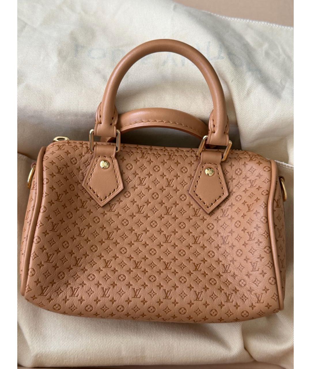 LOUIS VUITTON Бежевая канва сумка через плечо, фото 3