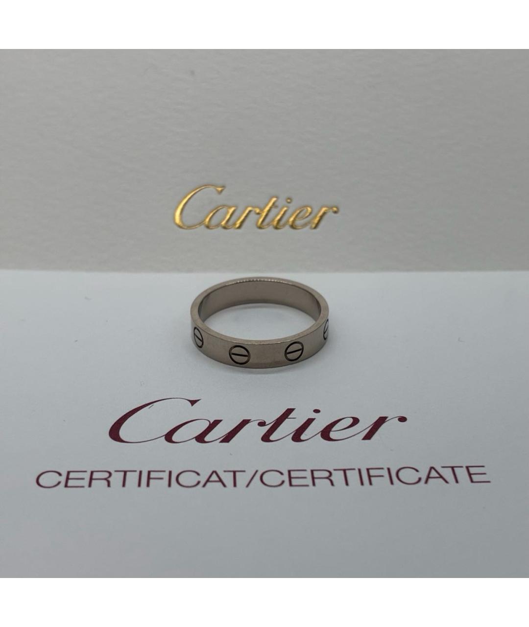 CARTIER Серебряное кольцо из белого золота, фото 3
