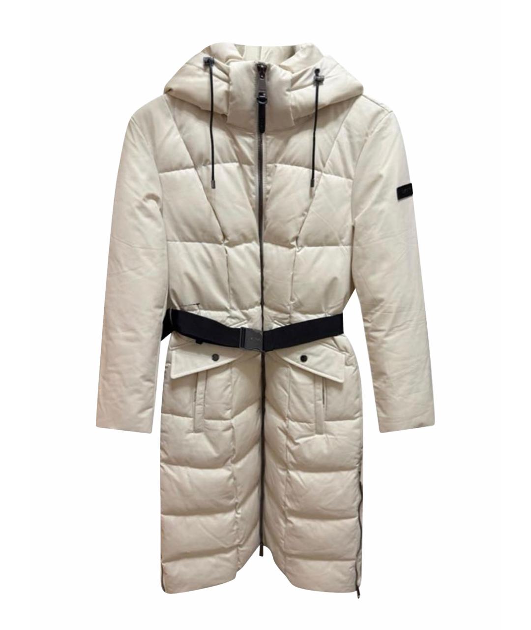 DKNY Бежевая полиуретановая парка, фото 1