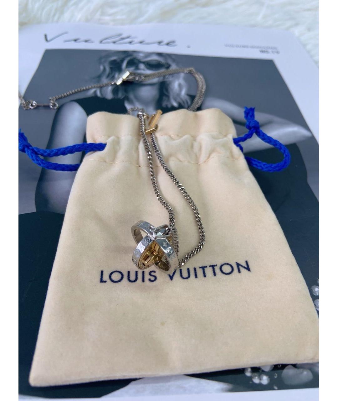 LOUIS VUITTON Серебряное колье, фото 2