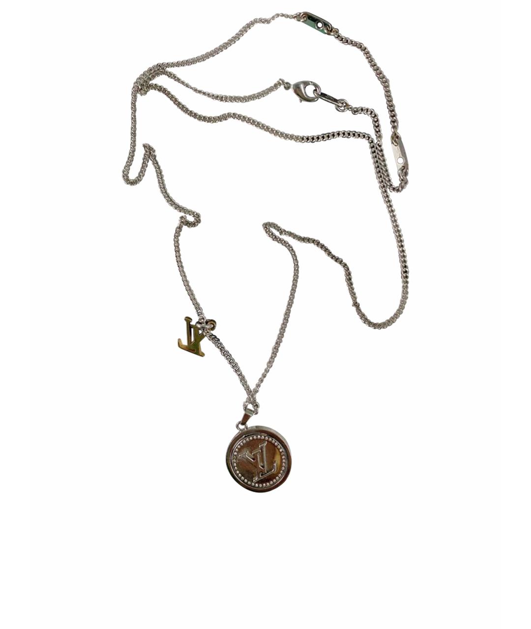 LOUIS VUITTON Серебряное колье, фото 1