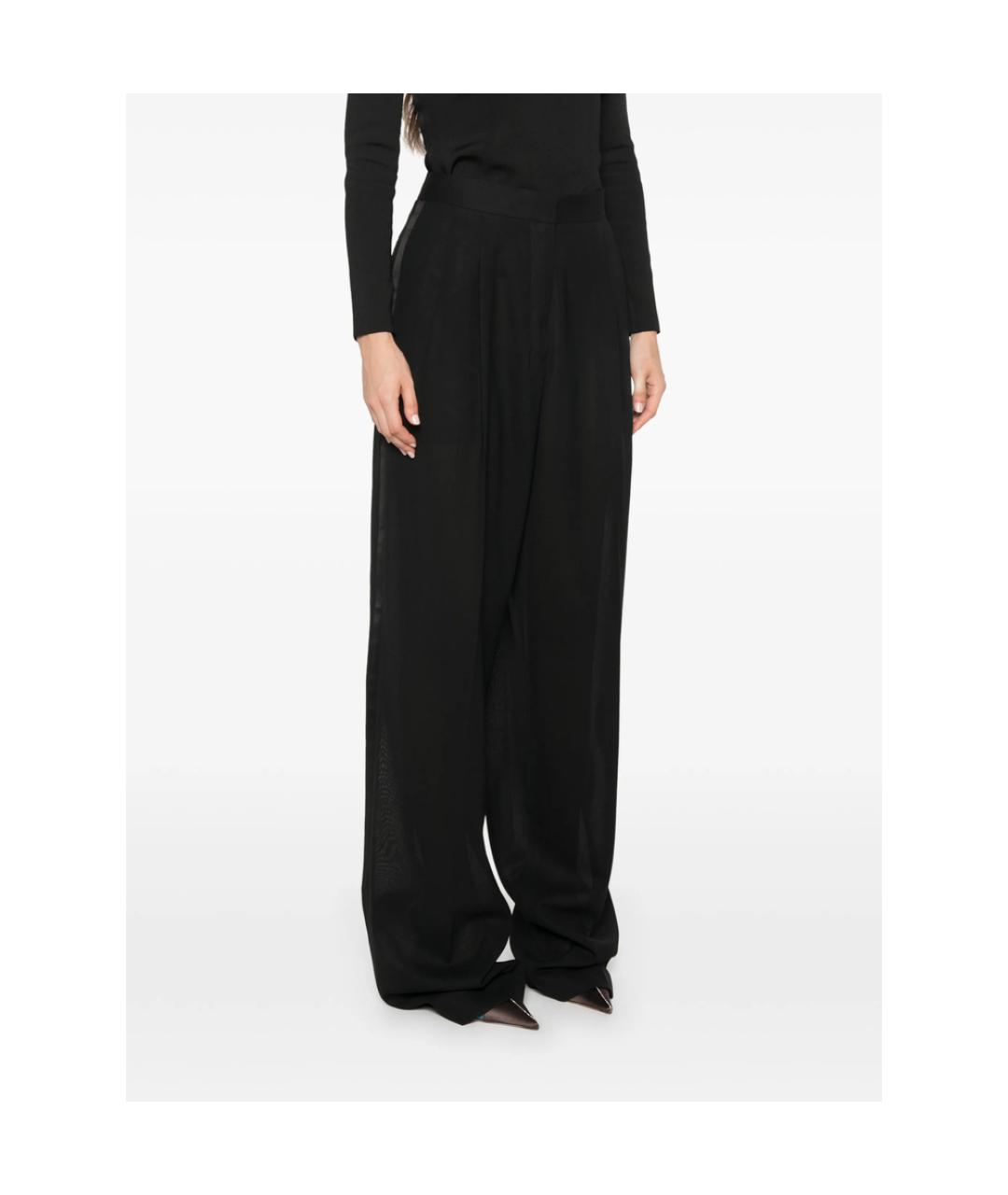 TOM FORD Черные шерстяные прямые брюки, фото 5