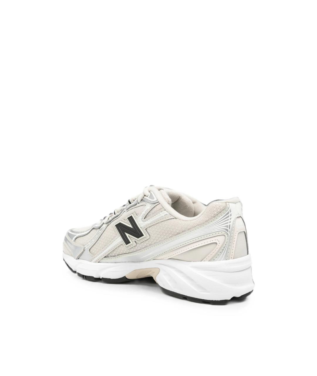 NEW BALANCE Серебряные текстильные кроссовки, фото 4