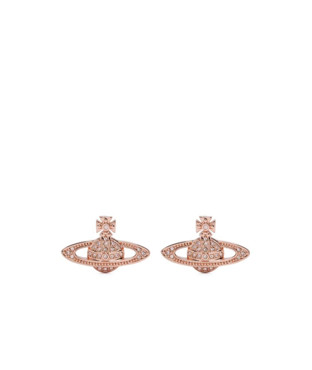 VIVIENNE WESTWOOD Розовые металлические серьги, фото 1