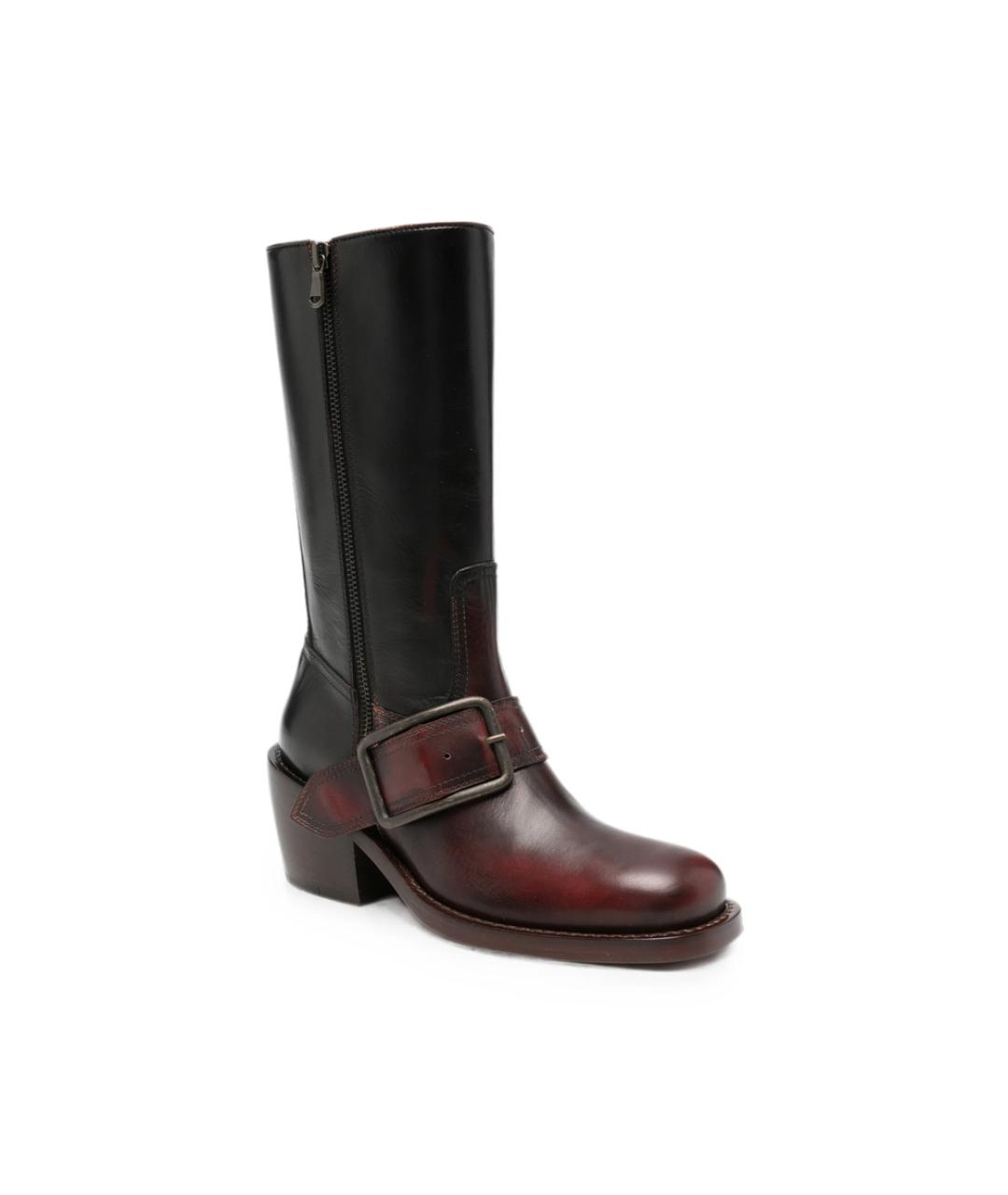DRIES VAN NOTEN Черные сапоги, фото 4