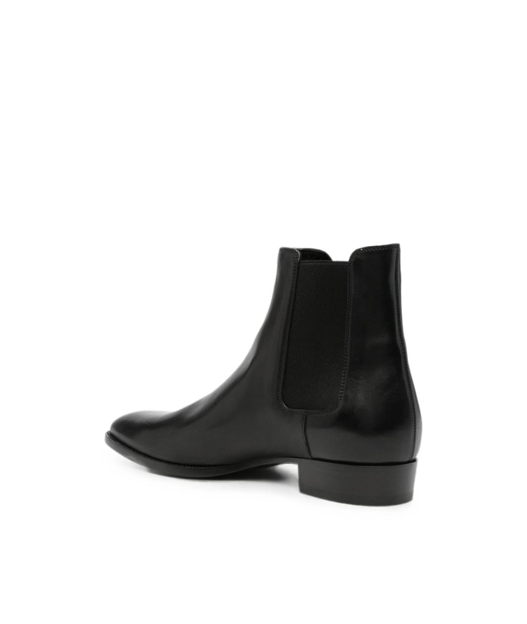 SAINT LAURENT Черные низкие ботинки, фото 4