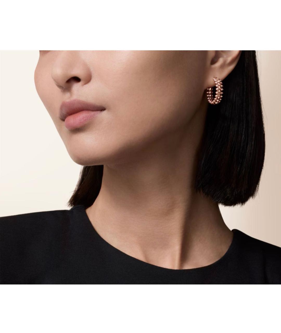 CARTIER Золотые серьги из розового золота, фото 2