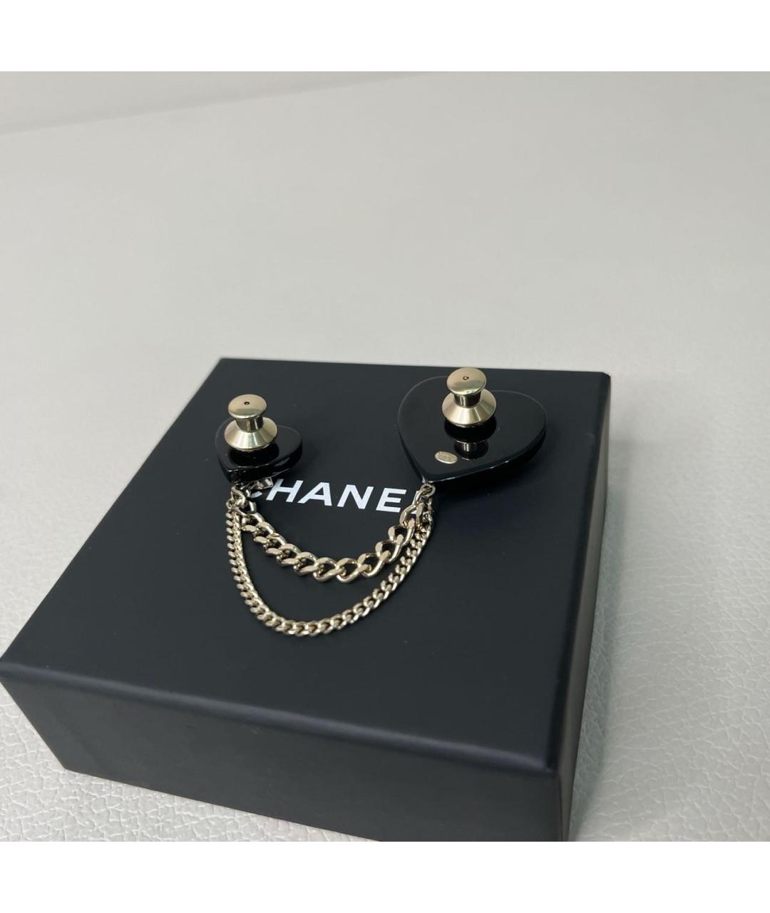CHANEL Черная булавка / брошь, фото 3