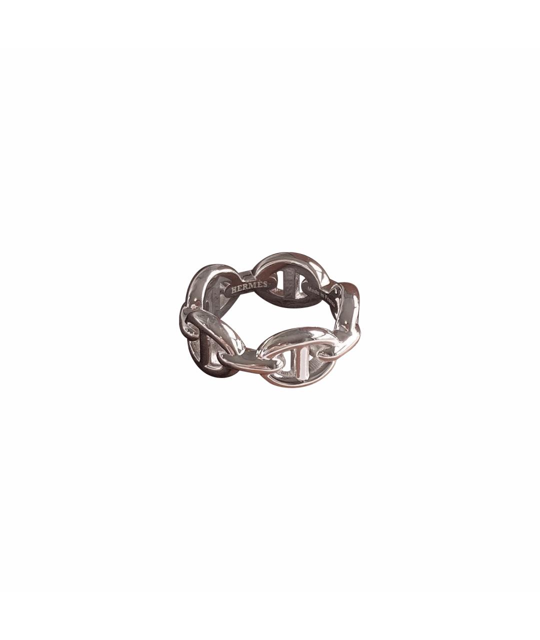 HERMES Серебряное серебряное кольцо, фото 1