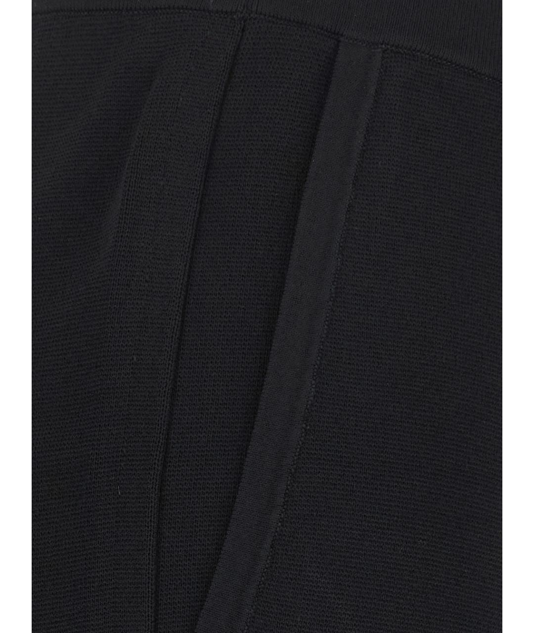 MAX MARA Черные вискозные прямые брюки, фото 3