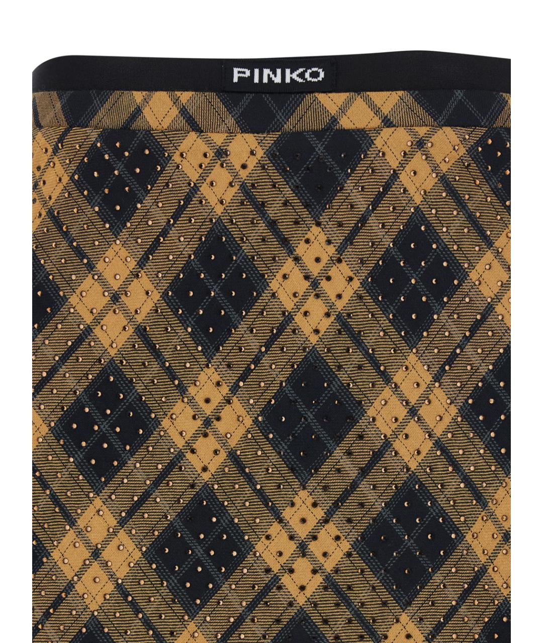 PINKO Мульти вискозная юбка миди, фото 2