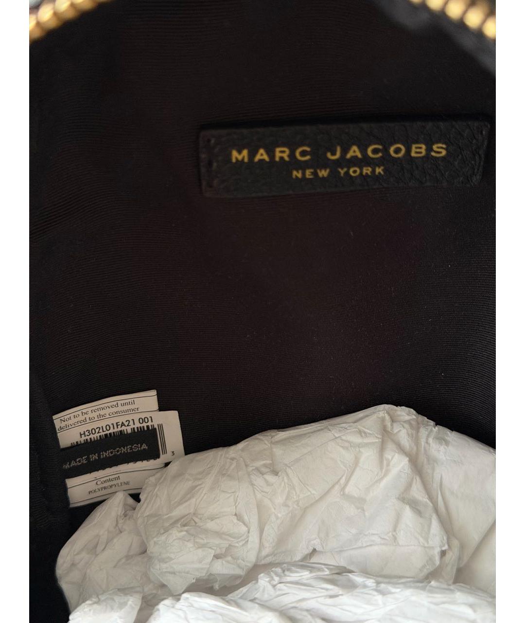 MARC JACOBS Черный кожаный рюкзак, фото 4