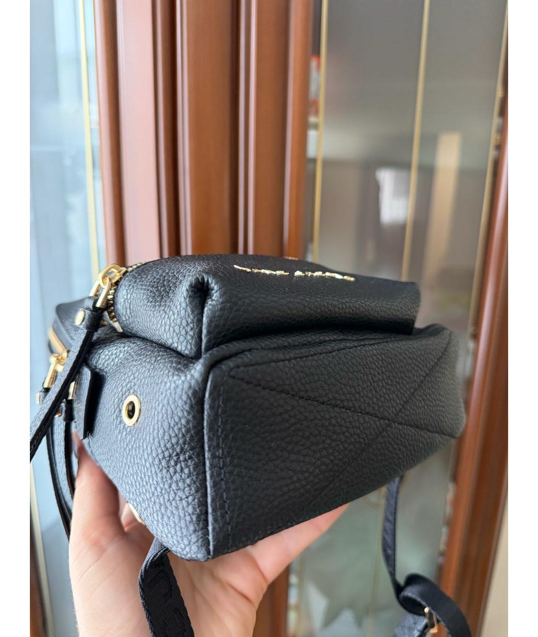 MARC JACOBS Черный кожаный рюкзак, фото 5