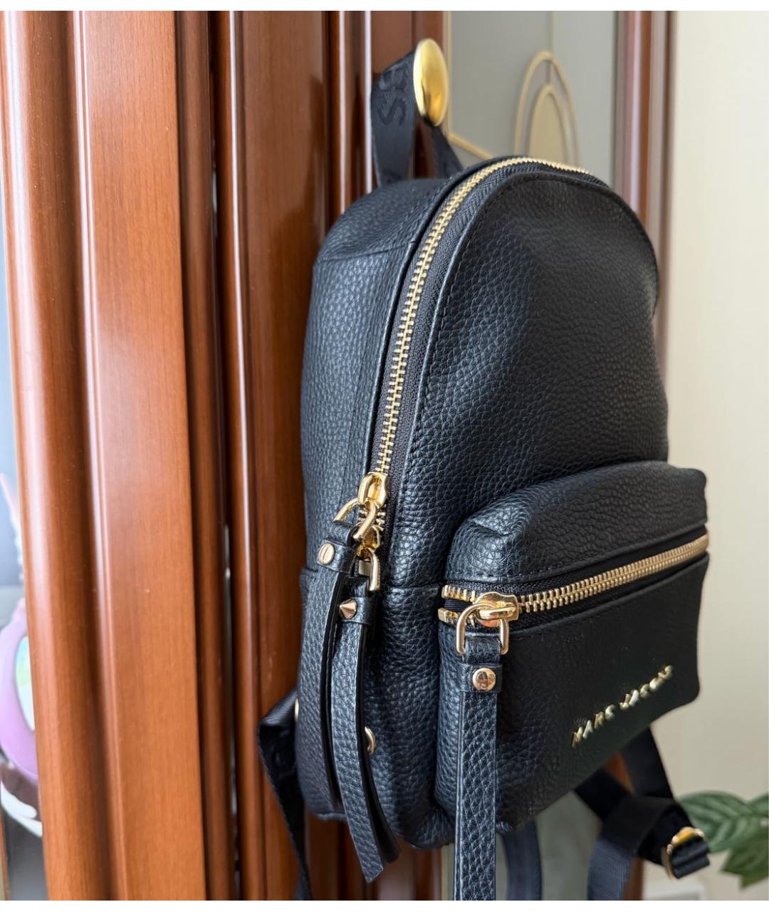 MARC JACOBS Черный кожаный рюкзак, фото 2