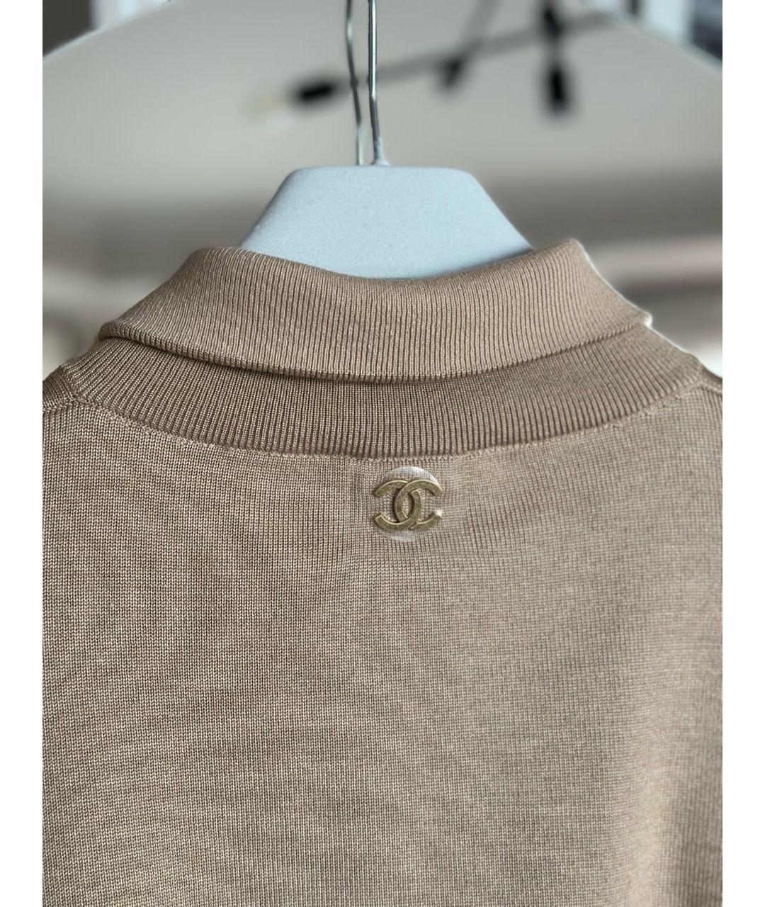 CHANEL Бежевый джемпер / свитер, фото 2