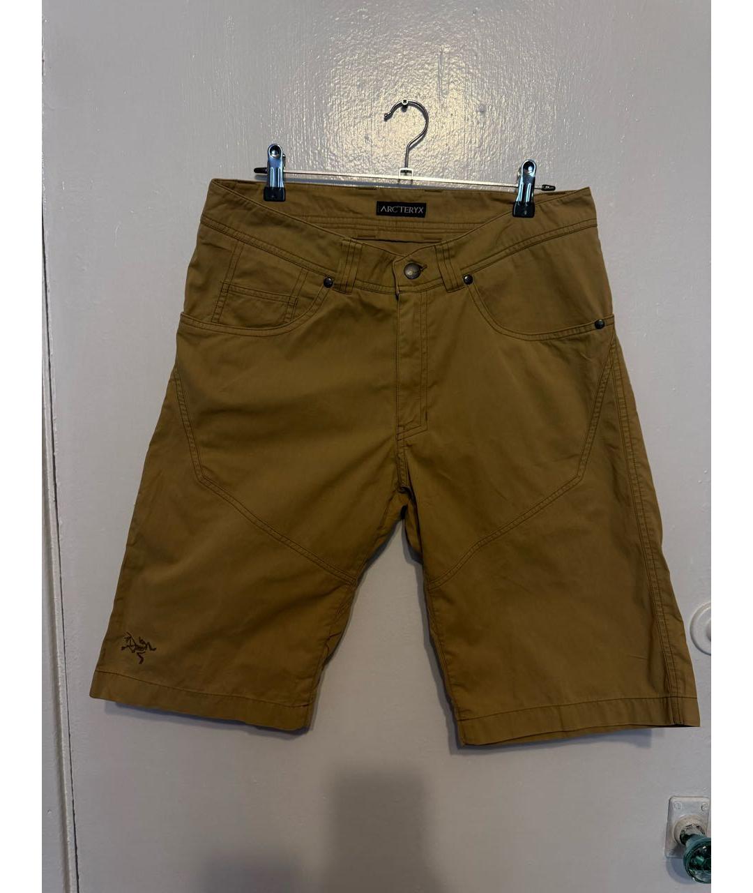 ARCTERYX Бежевые хлопко-эластановые шорты, фото 9